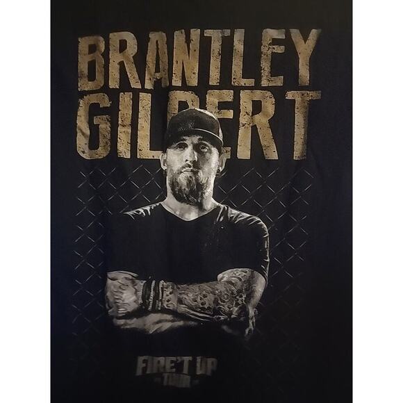 Brantley Gilbert Tour Shirt 2020 Fire’t Up 2020 Small 100% Cotton A99 Nice - Picture 1 of 6